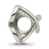Sterling Silver 925 Kids Sunglasses Bead with Antiqued Finish